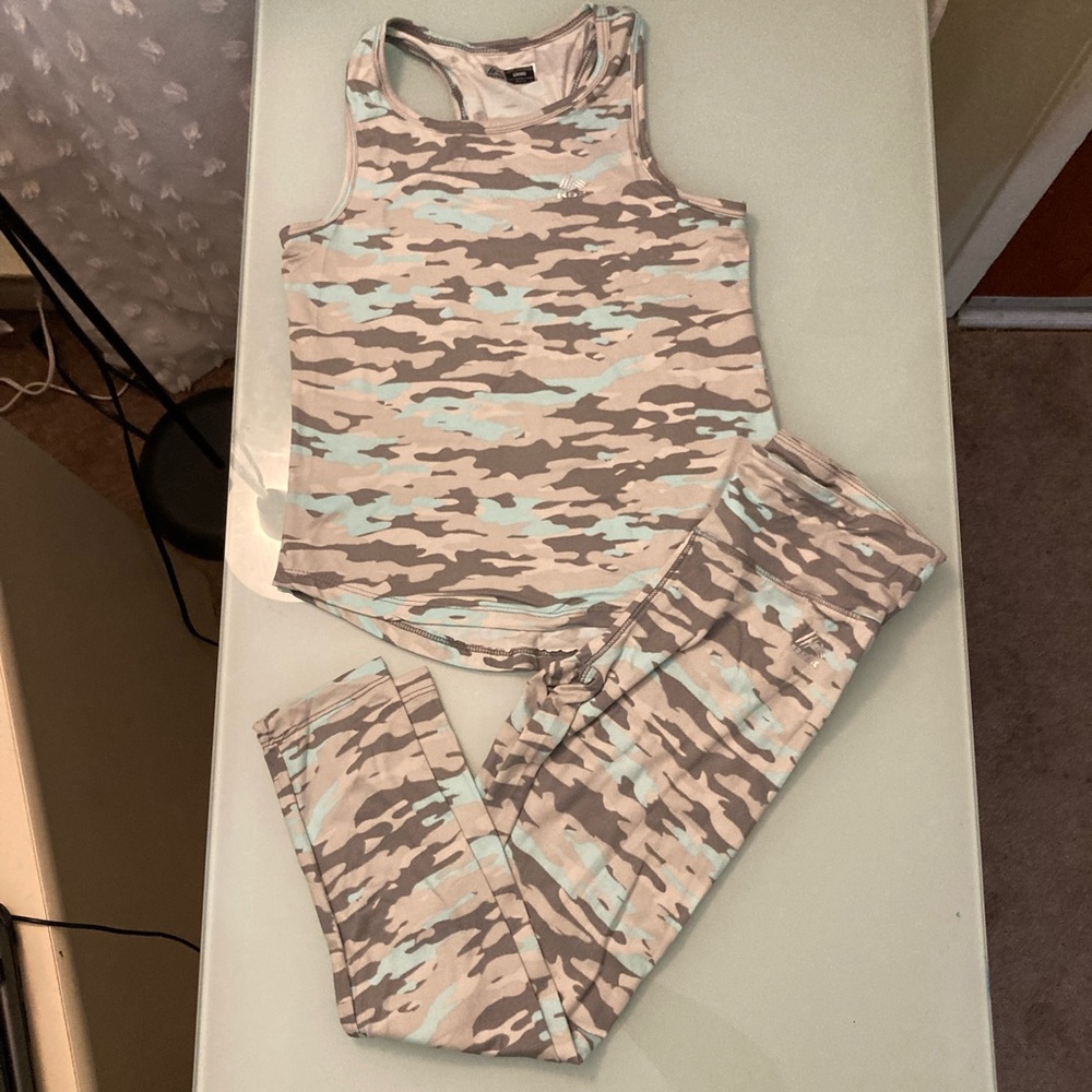 Teal, gray, white three piece RBX outfit